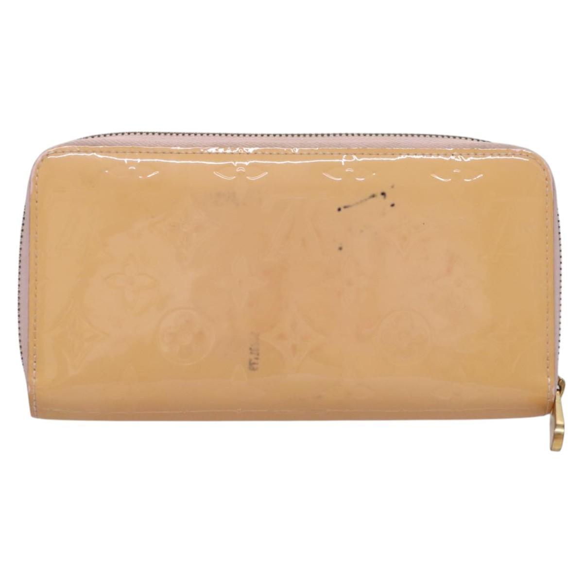 LOUIS VUIUON ヴェルニ LOUIS VUITTON Monogram Vernis Zippy Wallet Rose Valerine