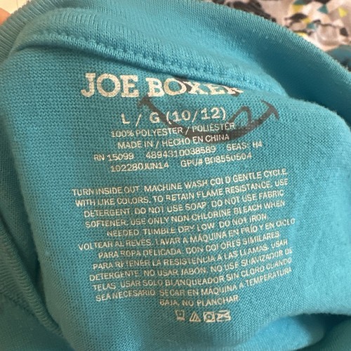Joe Boxer Boy's Pajama Set Sz 10-12, L Large Skate Rattle Roll SKULLS - Picture 4 of 4