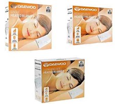 Daewoo Blanket Single,Double,KingHome Washable Heated Electric SAME DAY DISPATCH