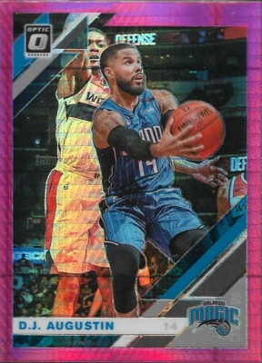 DJ Augustin Donruss Optic 19-20 #5 Hyper Pink Prizm Orlando Magic