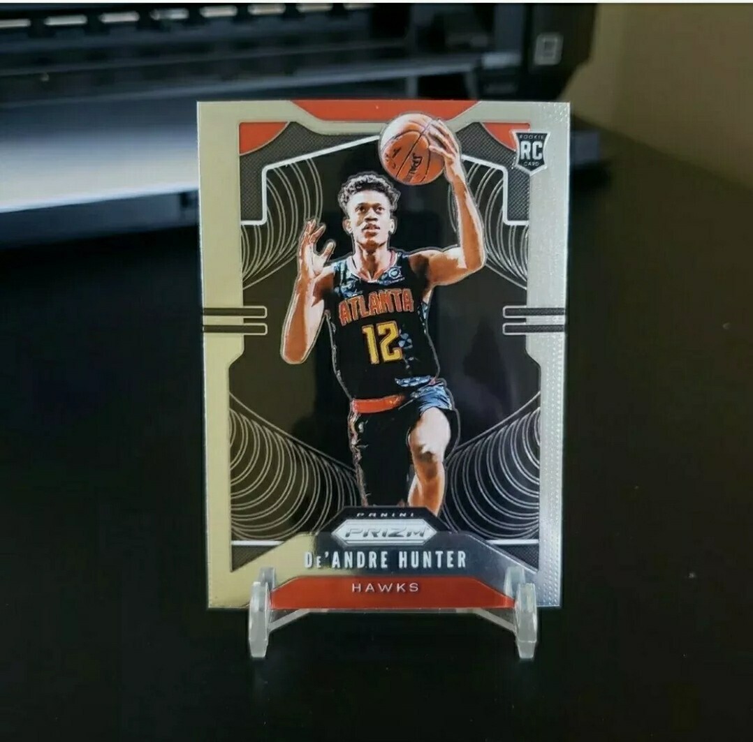 2019-20 Panini Prizm De'Andre Hunter Rookie Card Base #251 Hawks RC