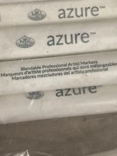 Azure  Blend-able Professional  Artists Markers Huge Lot (33) Nicely Used