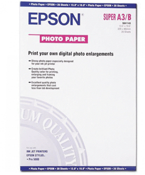 Epson Glossy Photo Paper 60 Lbs Glossy 13 X 19 Sheets Pack For Sale Online Ebay