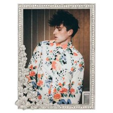 OLIVIA RIEGEL SILVER EVELYN 5X7" PICTURE FRAME RT2425.NEW IN BOX.