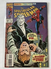 Spectacular Spiderman 205 Marvel Comics 1993 FN + 6.0 - 6.5 Tombstone  Black Cat