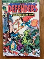 The Defenders issue 25 from July 1975 (Bronze Age) - Free Post