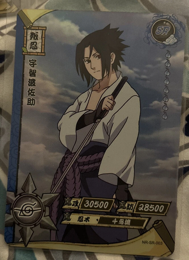 Naruto TCG - R-003 (Holo) - Sasuke Uchiha