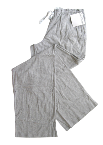 A379 Calvin Klein NEU S0500D Damen grau Essentials Kordelzug Strick Schlafhose S - Bild 2 von 8