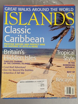 Islands (March 2003) Brand New USA English Magazine Inventory VG/VF Condition