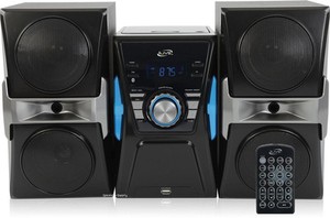 Ilive Bluetooth Home Music System Remote CD FM Stereo USB 3.5mm Black IHB613B | eBay