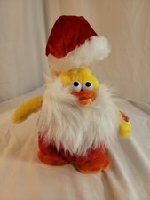 Vintage Dan Dee Animated Singing Dancing Christmas Chicken "Chicken Dance" 8"