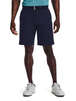 $60 Under Armour Men's Matchplay Wicking Tech Golf Shorts-Navy-Size 32W-New Tags