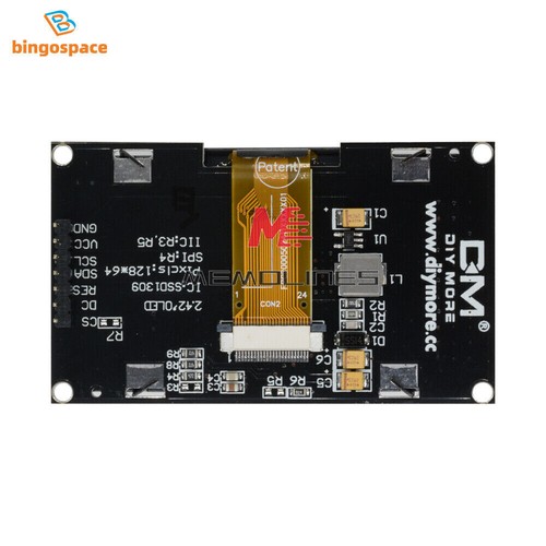 2.42" inch 128*64 HD Screen OLED Display Module 3.3V IC I2C SPI Serial SSD1309 - Picture 8 of 39