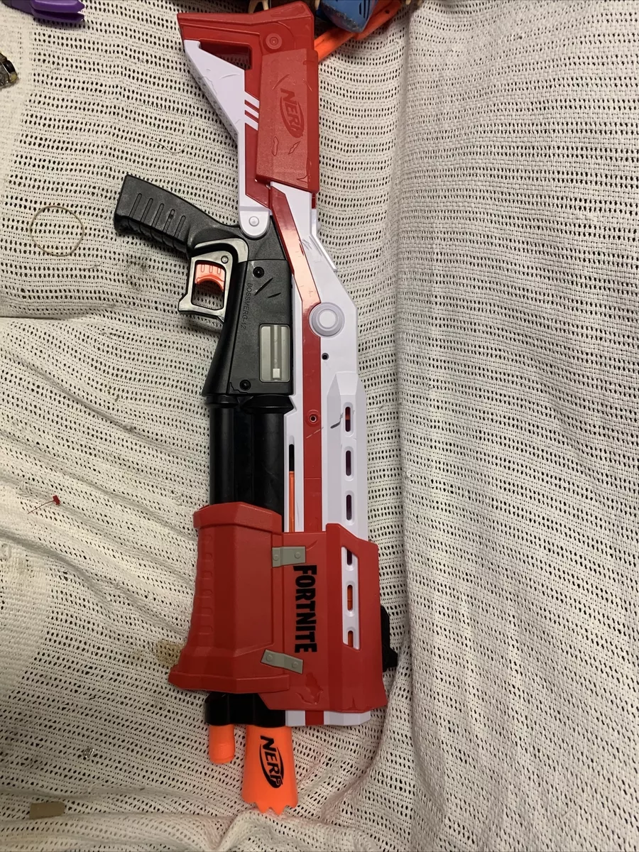NERF Fortnite Ts Blaster - Pump Action Dart Blaster, 8