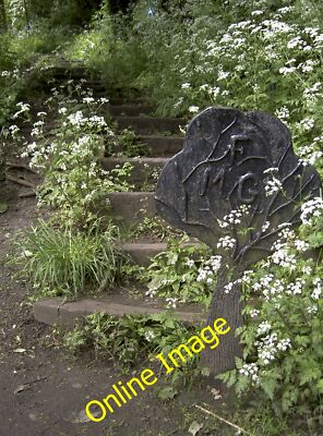 Photo 12x8 A black tree Frome A metal tree to mark the path in Rodden Mead c2014