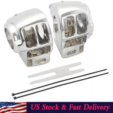 Chrome Switch Housing Cover For Harley Touring Electra Street Glide Road King US