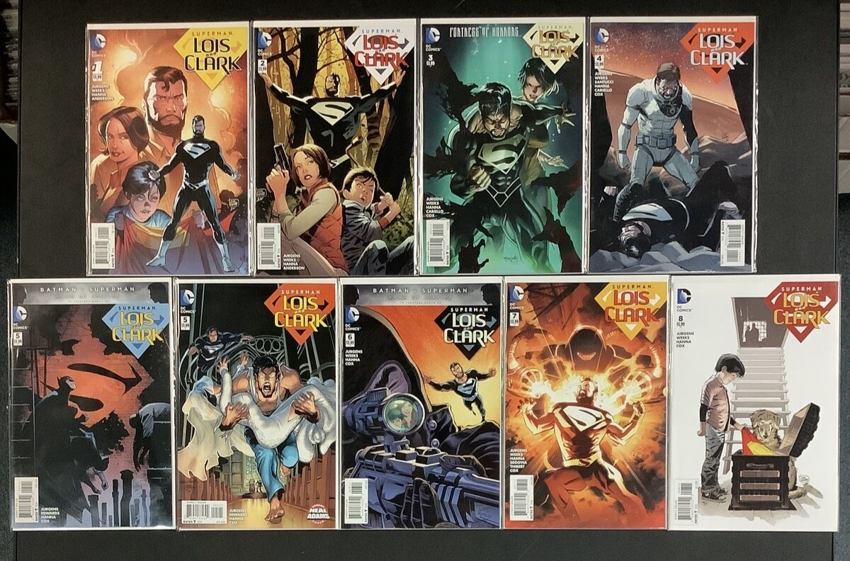 SUPERMAN LOIS AND CLARK #1-8 COMIC BOOK DC FULL SERIES 1ST APP JON