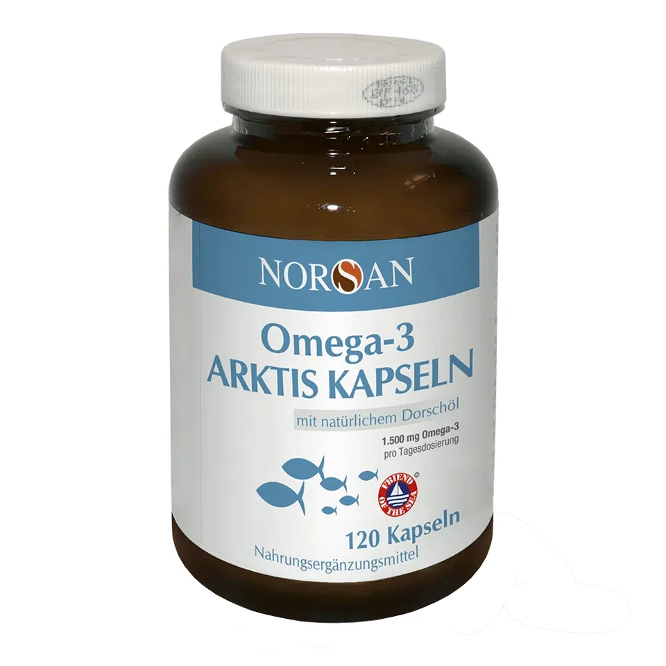 Norsan Omega-3 Arktis Kapseln 1500mg Omega-3 pro Tagesdosis 120 Weichgelkapseln - Bild 1 von 1