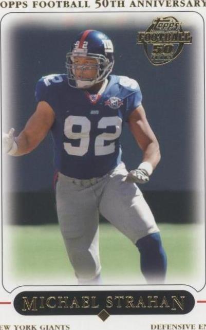 2005 Topps Michael Strahan #141 - 1 of 2