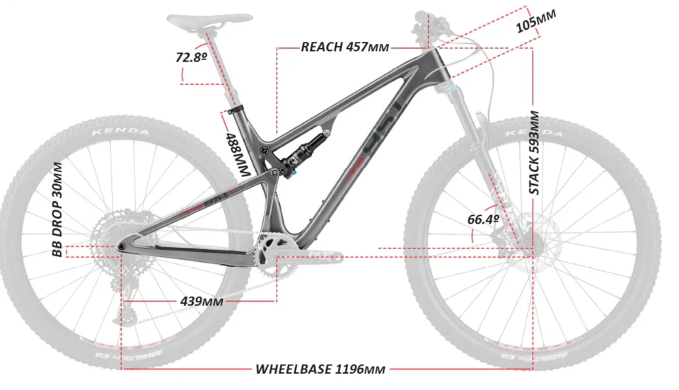 Bicicleta de montaña INTENSE 951 XC Sport 29" XL Foto 3 de 4