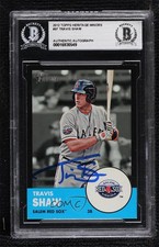 BAS 2012 Topps Heritage Minor League Edition Black Border 52/96 Travis Shaw ow6