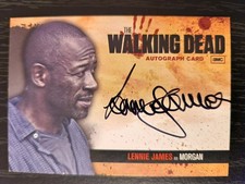 THE WALKING DEAD SEASON 1 LENNIE JAMES AS MORGAN AUTOGRAPH CARD A12