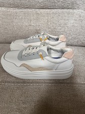 Hey Dude Women's Size 7 Hudson Lift Colorblock Cream/Multi  Casual, Comfort