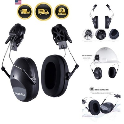 Noise Cancelling Helmet Attachable Ear Muffs Blocking Sound Reduction Ear Pro...
