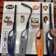Scripto Multi-Purpose Utility Lighters 4ct - Reliable, Easy Ignition