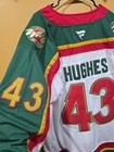 Minnesota Wild Fanatics Authentic Pro Size 52 Hughes #43 Hockey Jersey  — photo 2