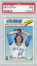 1977 Topps Bruce Sutter #144 PSA 9