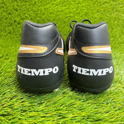 Nike Tiempo Rio III FG Mens Size 13 Black White Outdoor Running