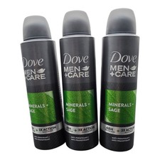 Dove Mineral  Sage Men Care Dry Spray 48H Antiperspirant 3 PACK 150ml