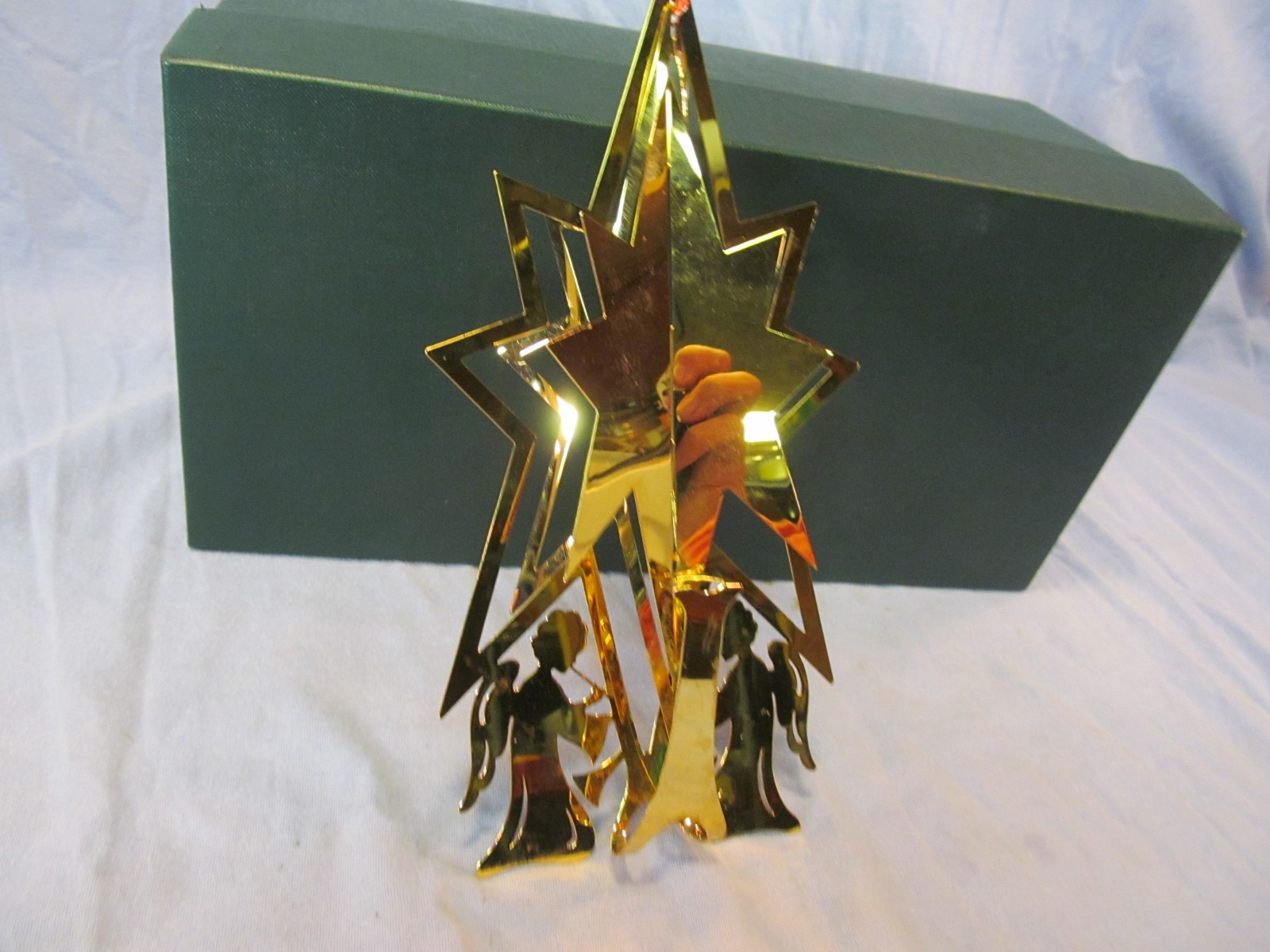 Danbury Mint 24k Gold North Star & Angels Tree Topper