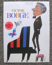 VICTOR BORGE VINTAGE AUTOGRAPH 20 PAGE PROGRAM