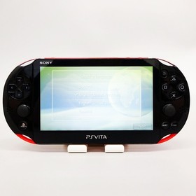 Sony Playstation PS Vita Red Black PCH-2000 Console only PSV Slim Japan Used