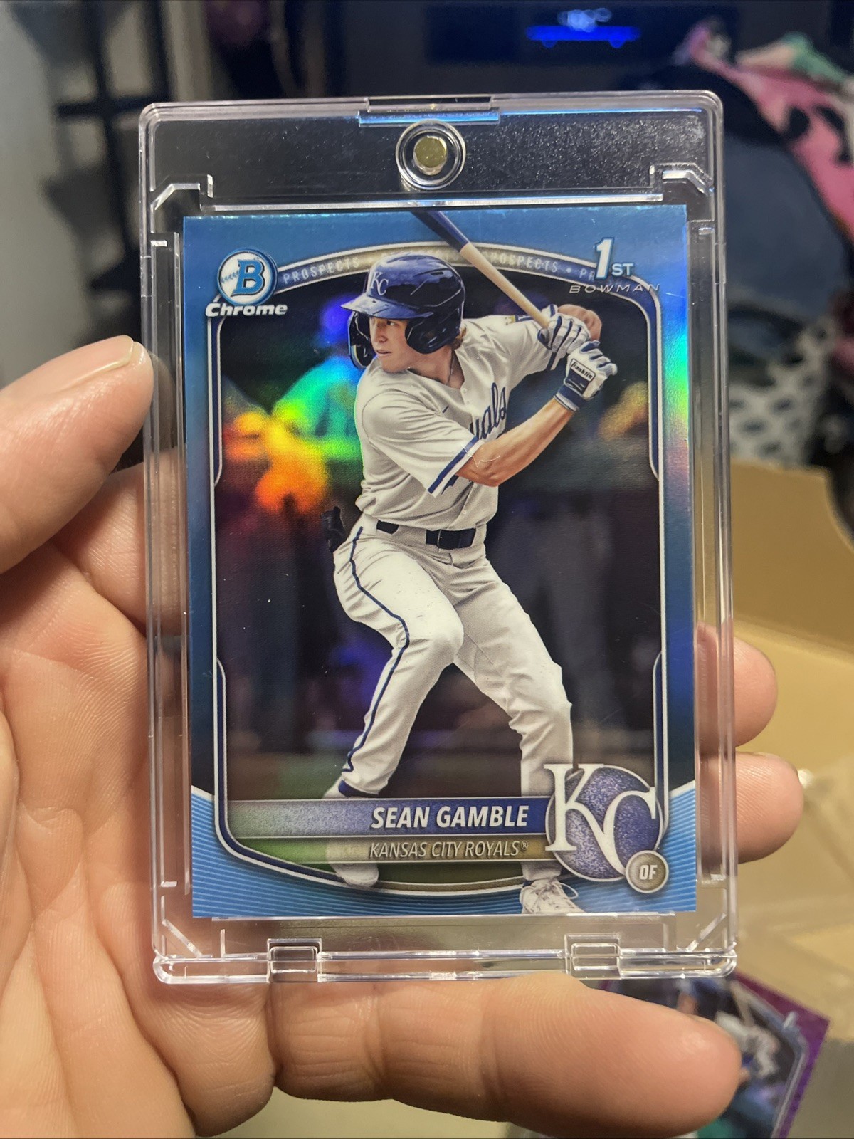 SEAN GAMBLE 2025 Bowman Draft 1st Chrome #BDC-178 Sky Blue Refractor 🔥