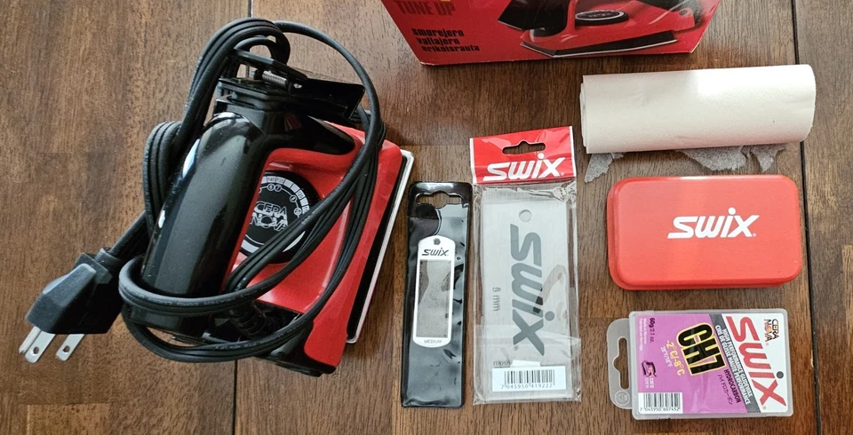 SWIX T74 Sport Waxing Iron Skis Snowboards 110V 400w + DStone 5mm & GlideWax -2° - Image 3 of 4