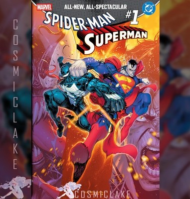 SPIDERMAN/ SUPERMAN #1 COELLO EXPO VENOM BIZARRO EXCLUSIVE VARIANT PRE 6/10  