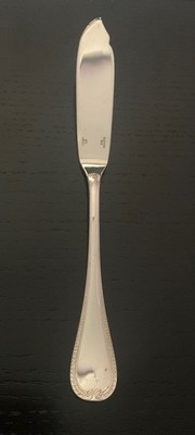 Christofle Malmaison Fischmesser 19,5 cm versilbert - Guter Zustand
