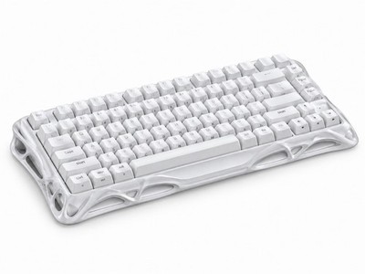 GravaStar Mercury K1 Pro Wireless 75% Gaming Keyboard - Opaline White