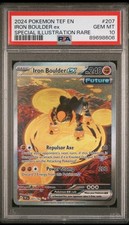 2024 Pokemon Temporal Forces SIR Gem Mint 207 Iron Boulder ex PSA 10 207/162