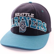 Seattle Mariners VTG Snapback Hat Baseball Cap Starter Tri Power 100% Wool MLB