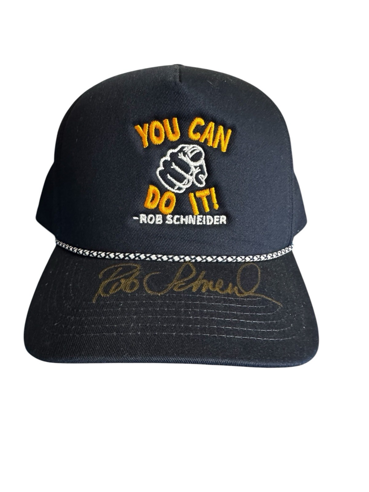 Rob schneider signed autographed hat – authentic celebrity memorabilia rare