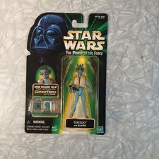 Star Wars Power of the Force Greedo CommTech 1999 NIB