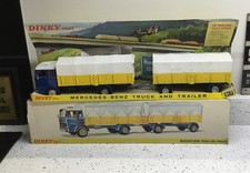 Dinky Toys 917 Mercedes-Benz Truck & Trailer ~ top & komplett plus Box