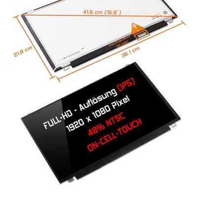 LED Display 15,6'' 1920x1080 In-Cell Touch glossy für LG Display LP156WF7 (SP)(EC