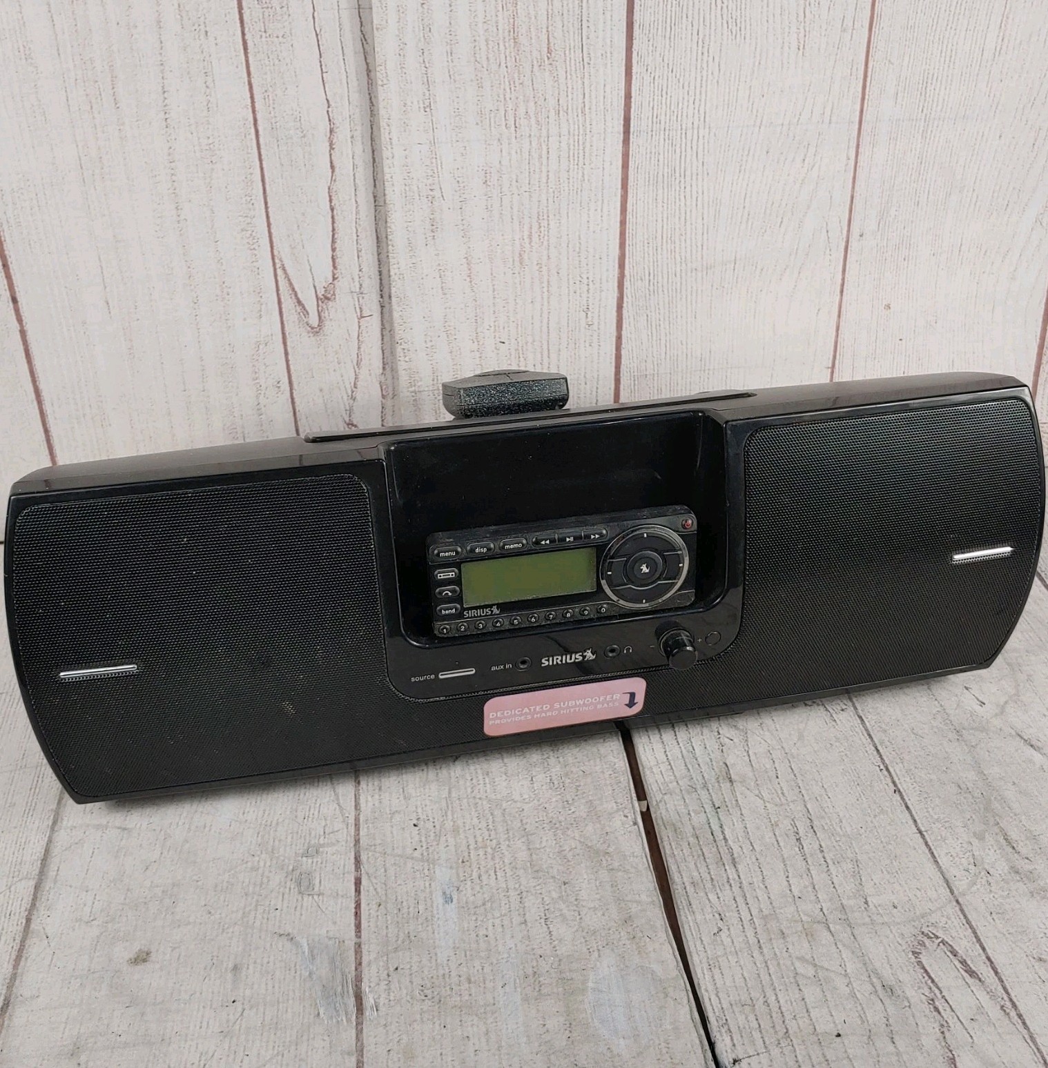 Sirius XM SUBX2 Boombox + ST5 Display + Antenna - Subwoofer 