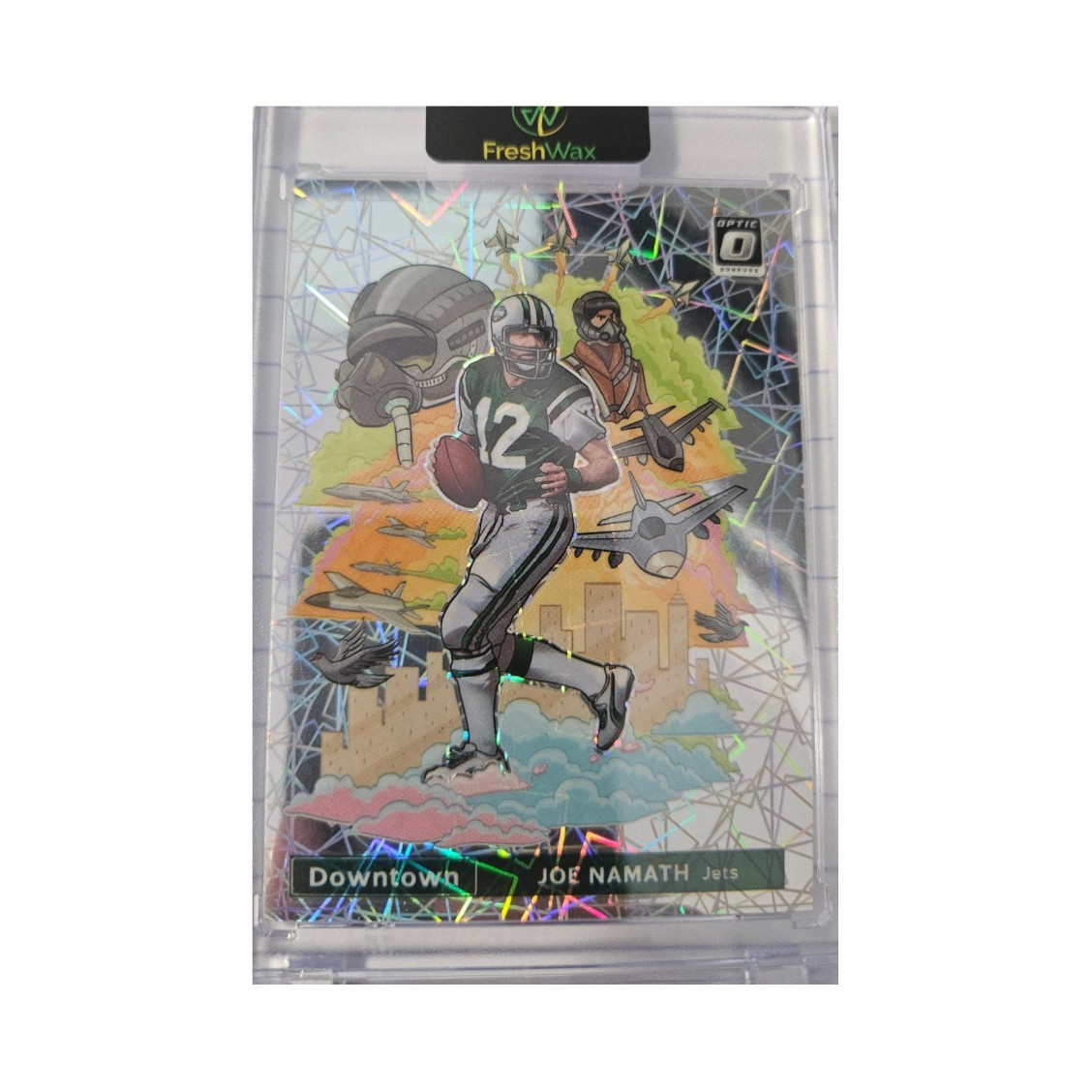 Panini Donruss Optic 2021 Downtown Joe Namath #DT-4 Prizm Jets