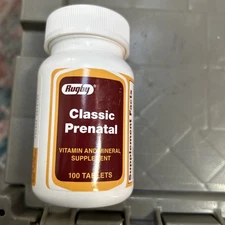 Rugby Classic Prenatal Vitamins and Mineral Supplement 100 Tablets